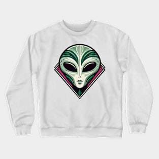 Alien art deco style Crewneck Sweatshirt